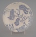 Butter pat - Willow pattern; Crown Lynn Potteries Limited; 1968-1980; 2008.1.1950