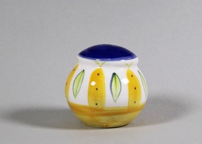 Salt shaker; Studio Ceramics NZ Ltd; 2017.1.213