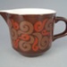 Cream jug - Time Out pattern; Crown Lynn Potteries Limited; 1967-1971; 2008.1.1139