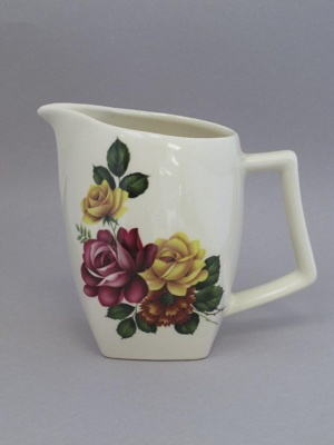Jug - floral; Titian Potteries (1965) Limited; 1971-1979; 2015.24.28