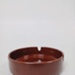 Dark Brown Ashtray; Crown Lynn Potteries Limited; 1970s-1980s; 2016.48.42