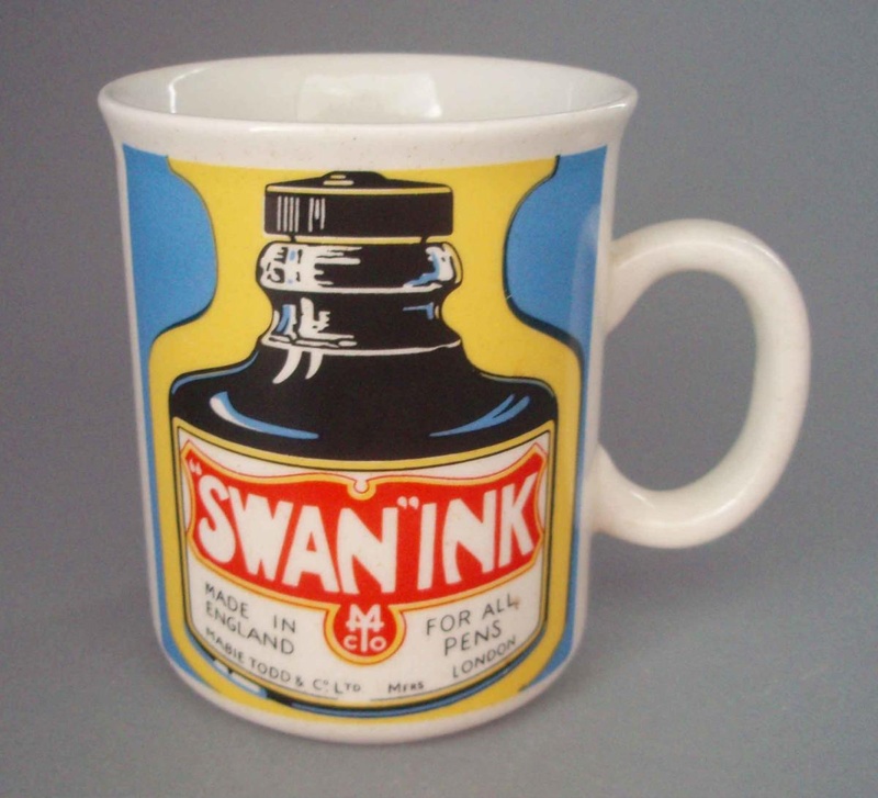 Mug - Swan Ink; Crown Lynn Potteries Limited; 1979-1989; 2008.1.839