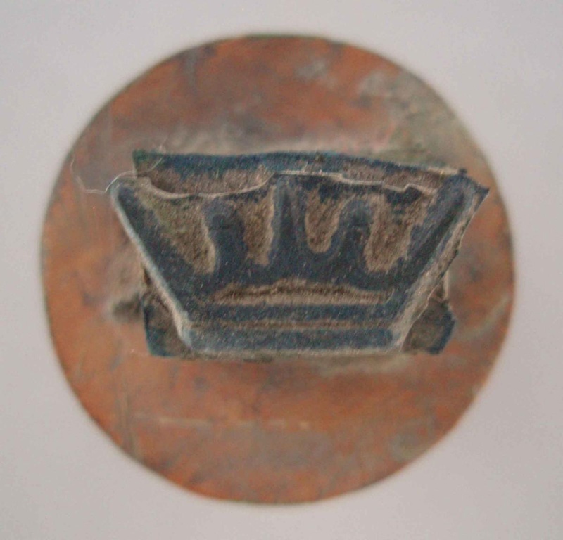 Backstamp - coronet symbol; Crown Lynn Potteries Limited; 1970-1985; 2008.1.1686
