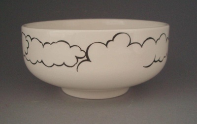 Child's bowl - Tootle train; Crown Lynn Potteries Limited; 1981-1989; 2009.1.878