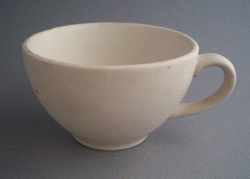 Cup - bisque; Crown Lynn Potteries Limited; 1965-1989; 2009.1.117