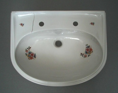 Bathroom sink - trial; McSkimmings Limited; 1980-1989; 2009.1.1550