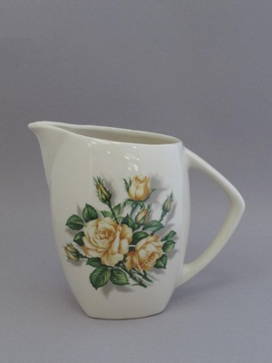 Jug - floral; Titian Potteries (1965) Limited; 1971-1979; 2015.24.36