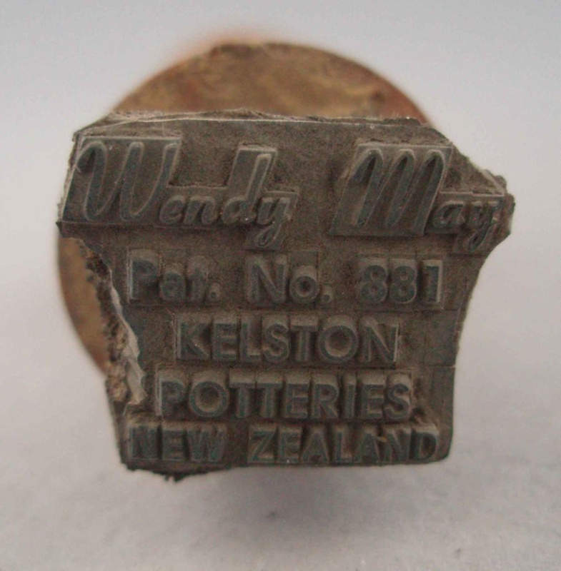 Backstamp - Wendy May; Crown Lynn Potteries Limited; 1965-1975; 2008.1.2176