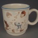 Child's mug - Nursery tales pattern; Crown Lynn Potteries Limited; 1984-1989; 2008.1.2448