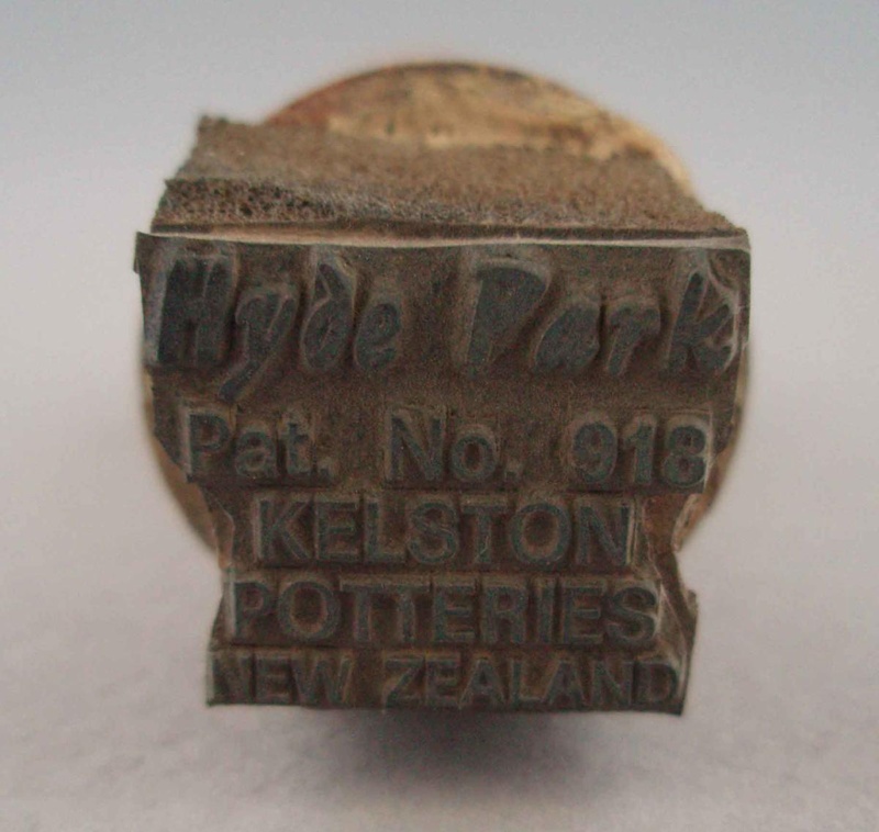 Backstamp - Hyde Park; Crown Lynn Potteries Limited; 1965-1975; 2008.1.2154