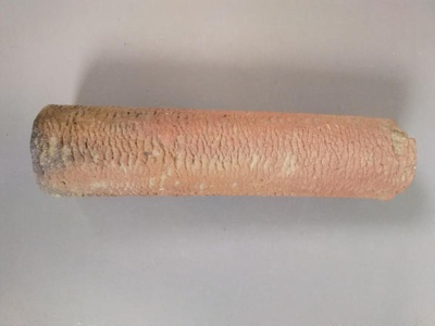 Circular field tile; Crum Brick Tile and Pottery Company Limited; 2016.44.277