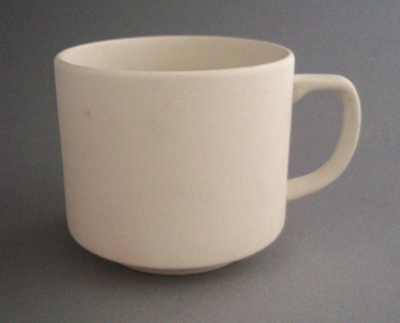 Cup - bisque; Crown Lynn Potteries Limited; 1985-1989; 2008.1.2334