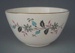 Sugar bowl - floral; Crown Lynn Potteries Limited; 1958-1965; 2008.1.2057
