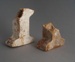 Two kiln prop fragments; Unknown; 1930-1960; 2009.1.1662.1-2