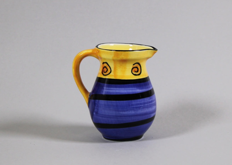 Cream jug - Pelorus; Studio Ceramics NZ Ltd; 1995-2017; 2017.1.155