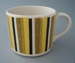 Coffee cup - Saraband pattern; Crown Lynn Potteries Limited; 1964-1968; 2008.1.1855