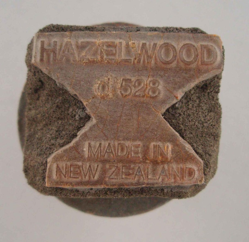Backstamp - Hazelwood; Crown Lynn Potteries Limited; 1975-1985; 2008.1.1704