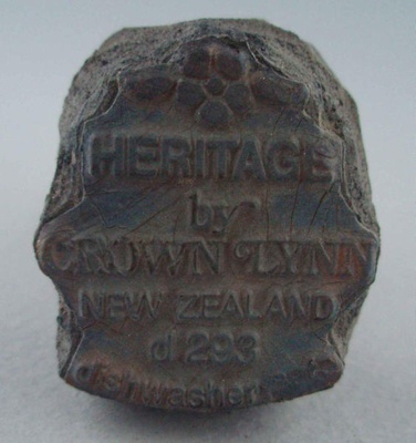 Backstamp - Heritage; Crown Lynn Potteries Limited; 1980-1988; 2008.1.2138