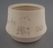 Sugar bowl - bisque; Crown Lynn Potteries Limited; 1982-1989; 2008.1.1972