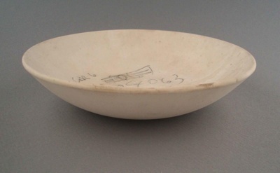 Bowl - bisque; Crown Lynn Potteries Limited; 1982-1989; 2009.1.1334