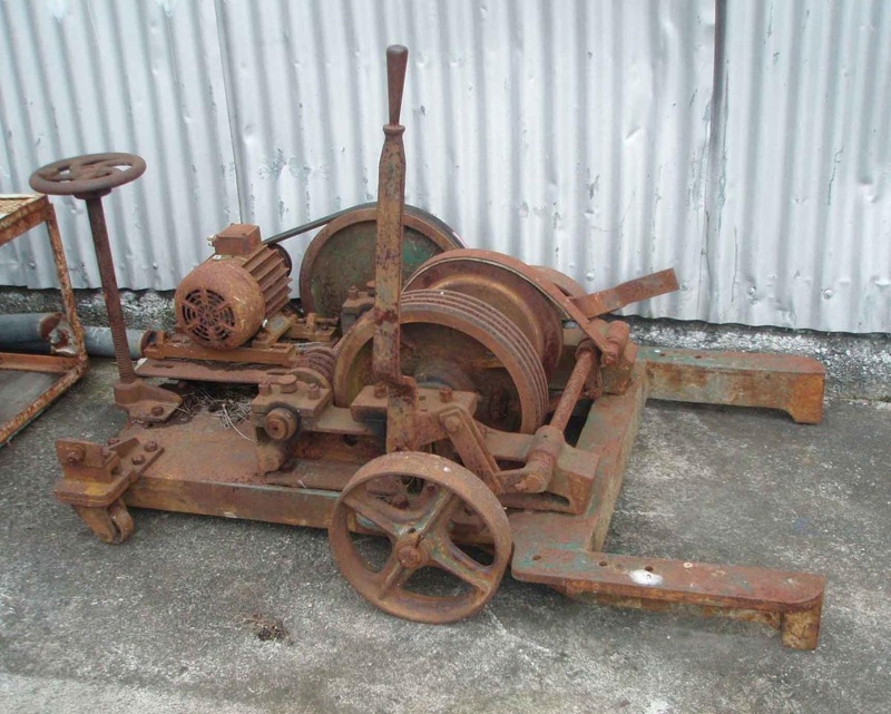 Cable lift winch; Unknown; 1930-1980; 2010.1.114