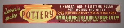 Advertising sign; 1939-1945; 2021.7.1