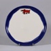Salad plate - One Red Dog; Studio Ceramics NZ Ltd; 2017.1.235