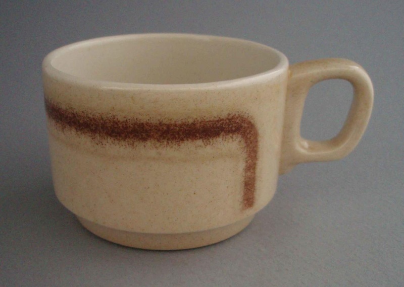 Coffee cup; Crown Lynn Potteries Limited; 1973-1989; 2008.1.2403