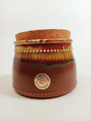 Jar - Country Fair; Crown Lynn Potteries Limited; 1978; 2016.48.12