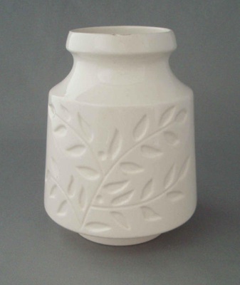 Vase - leaf spray; Titian Potteries (1965) Limited; 1965-1979; 2008.1.480