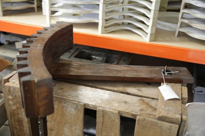 Wooden pattern - cog sections; 2015.1.72