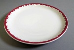 Bread and butter plate - Ascot pattern; Crown Lynn Potteries Limited; 1970-1980; 2016.49.1
