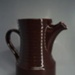 Coffee pot and lid; Titian Potteries (1965) Limited; 1977-1980; 2008.1.722.1-2