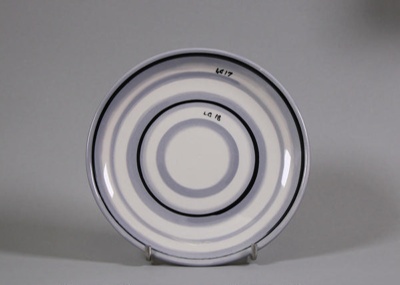 Side plate - test; Studio Ceramics NZ Ltd; 2017.1.295