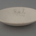 Butter pat - bisque; Crown Lynn Potteries Limited; 1960-1989; 2009.1.1125