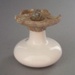 Door handle and rose - Heritage pattern; Crown Lynn Technical Ceramics Limited; 1976-1989; 2008.1.682