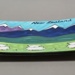 Platter - New Zealand Sheep pattern; Studio Ceramics NZ Ltd; Circa 2007; 2017.1.17
