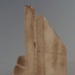 Recessed soap dish - bisque; Crown Lynn Technical Ceramics Limited; 1977-1989; 2008.1.1985