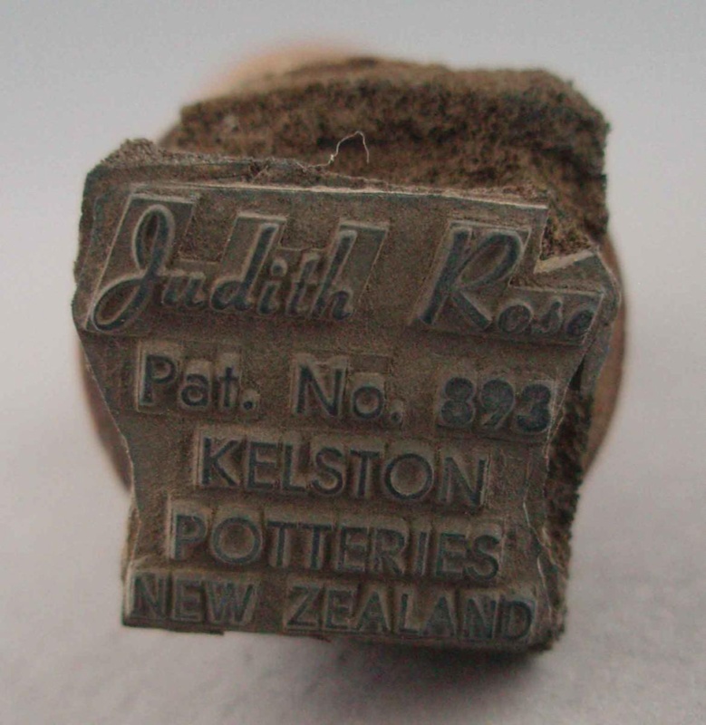 Backstamp - Judith Rose; Crown Lynn Potteries Limited; 1965-1975; 2008.1.2160