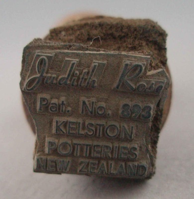Backstamp - Judith Rose; Crown Lynn Potteries Limited; 1965-1975; 2008.1.2160