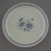 Bread and butter plate - Blue bouquet pattern; Crown Lynn Potteries Limited; 1980-1985; 2009.1.1030