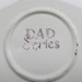 Saucer - Dad series; Crown Lynn Potteries Limited; 1960s; 2016.48.89
