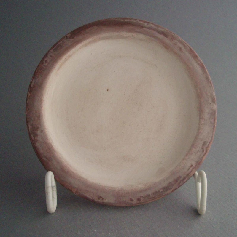 Butter pat - bisque; Crown Lynn Potteries Limited; 1980-1989; 2008.1.1224