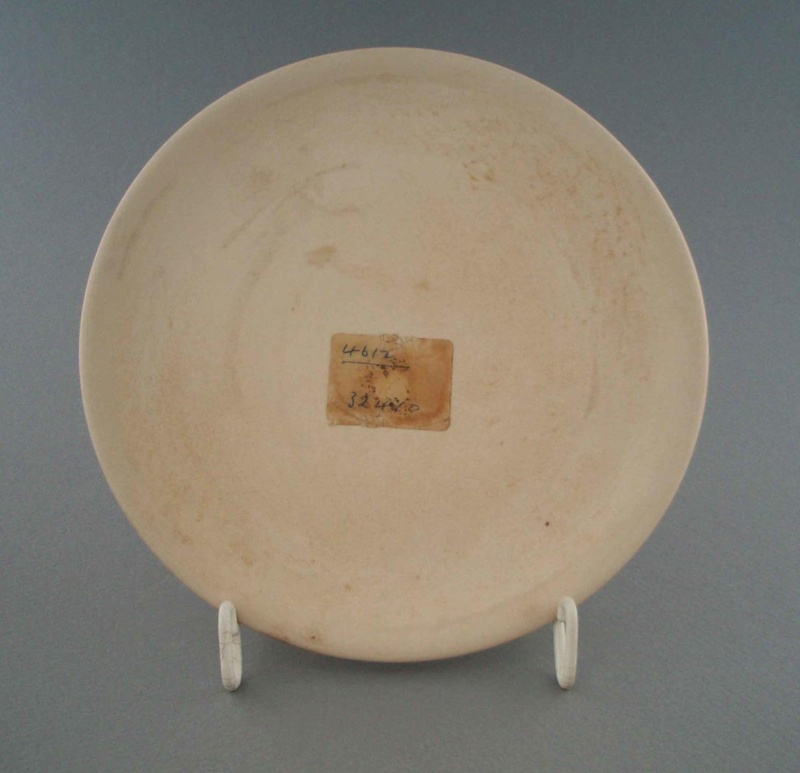 Bread and butter plate - bisque; Crown Lynn Potteries Limited; 1967-1989; 2009.1.1311