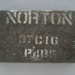 Three ball mill lining bricks; Grindwell Norton Limited; 1960-1989; 2009.1.1417.1-3