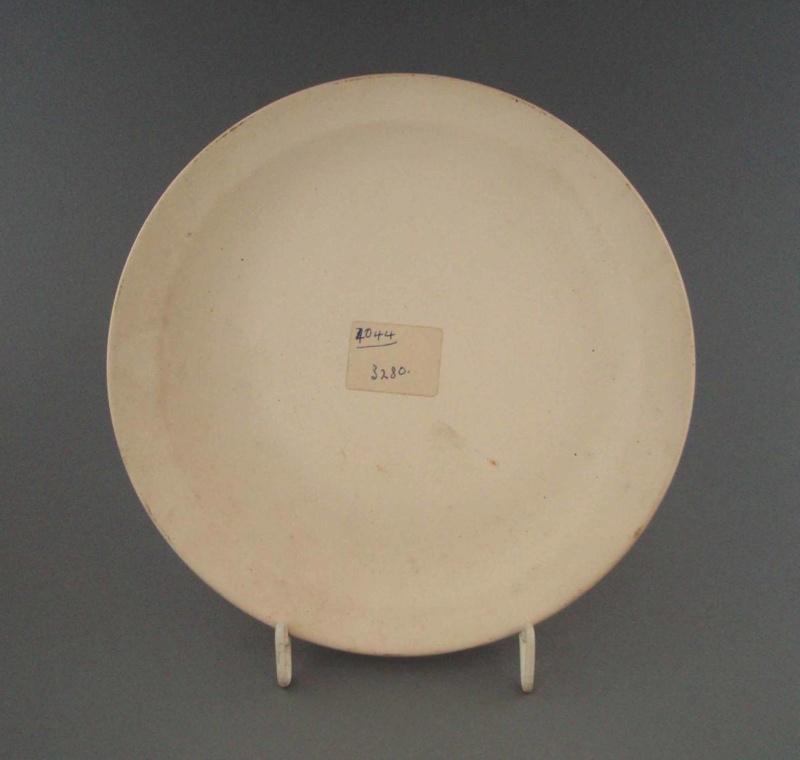 Bread and butter plate - bisque; Crown Lynn Potteries Limited; 1976-1989; 2009.1.1330