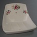 Soap holder - Debonair pattern; Crown Lynn Technical Ceramics Limited; 1968-1988; 2008.1.1338
