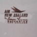 Bread and butter plate - Air New Zealand; Crown Lynn Potteries Limited; 1965-1975; 2008.1.496