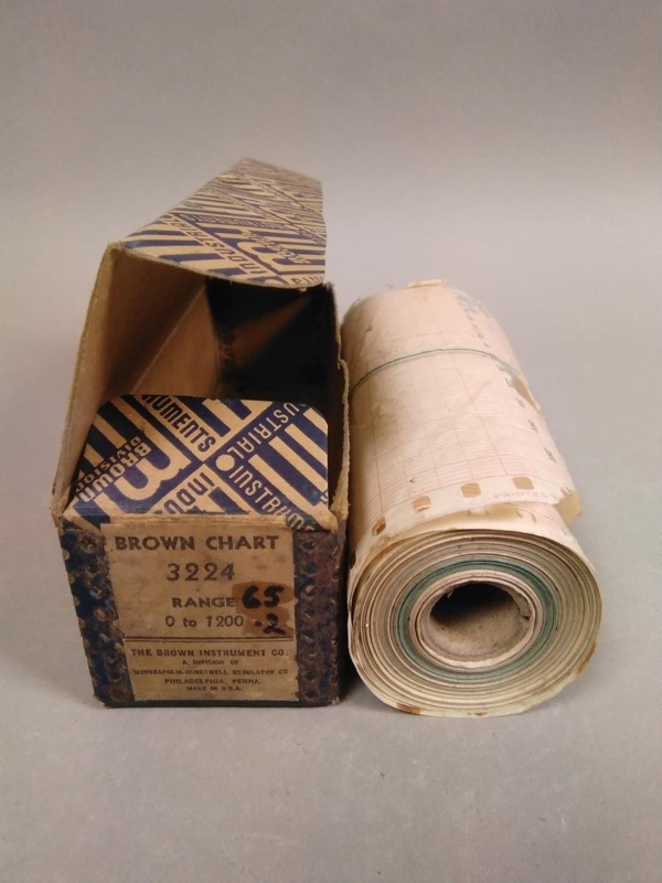 Chart paper and box; The Brown Instrument Company; 2016.44.207