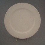Bread and butter plate - bisque; Crown Lynn Potteries Limited; 1988-1989; 2009.1.218